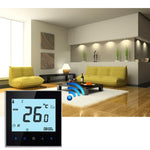 BHT-1000-GA-WIFI 3A負荷水加熱型タッチLCDデジタルWiFi暖房室温調節器 時計/温度/期間/時間/週/暖房表示等, BHT-1000 3A (ブラック), BHT-1000 3A (ホワイト)