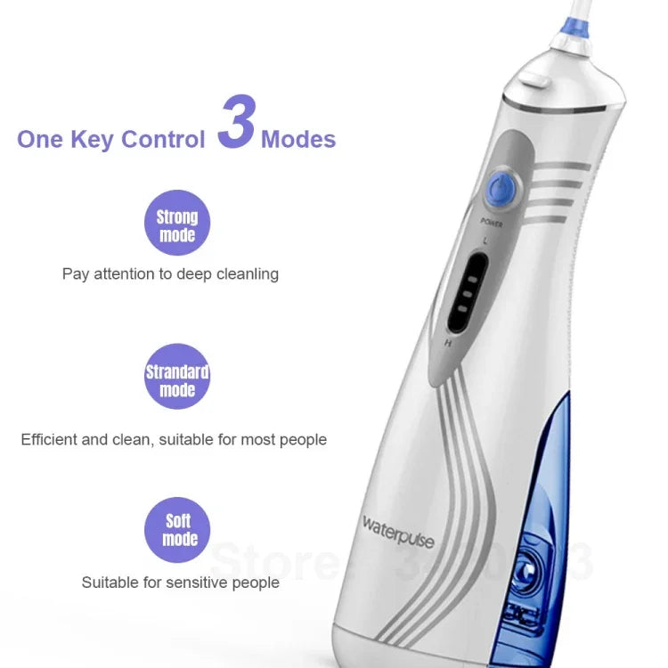 Waterpulse V400Plus 充電式USBコードレス口腔洗浄器、V400Plus、プラグ: UK