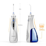 Waterpulse V400Plus 充電式USBコードレス口腔洗浄器、V400Plus、プラグ: UK