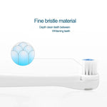 2W クリエイティブ家庭用防水回転式電動歯ブラシセット 替えブラシ4本＆ベース付き、毎分8500回転
