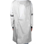 ノースリーブペットエプロン ビューティーガウン ペットグルーミング美容師用スモック 防水服 ペットショップエプロン, M, 長さ: 93cm, サイズ:M 色:シルバー