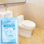 10枚入り 防水抗菌 旅行用使い捨てトイレシートカバーマット トイレットペーパーパッド 抗菌トイレシートカバー