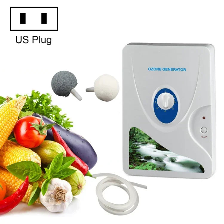 600MGオゾン発生器クリーナー殺菌器 野菜と果物用、米国プラグ、EUプラグ