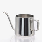 長細ノズル 304ステンレス製 ハンドドリップコーヒーポット 吊り耳付き、250ML