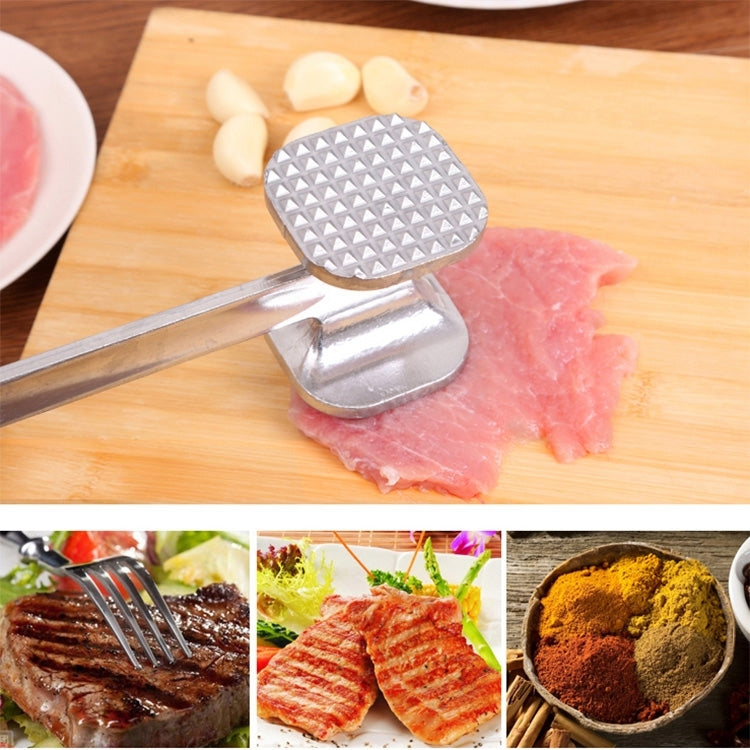 2個入りアルミ合金肉たたき ミートハンマー ステーキ豚肉用キッチンツール、中サイズ：5.0 x 22.5cm、中サイズ：5.0 x 22.5cm
