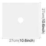 ガスコンロ表面超薄繊維素材コンロ保護クリーニングパッド、サイズ：27*27cm、0.08mm（シルバー）、0.08mm