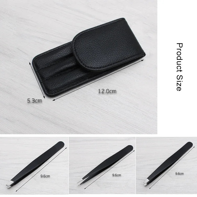 3in1 携帯用ステンレス製眉はさみ