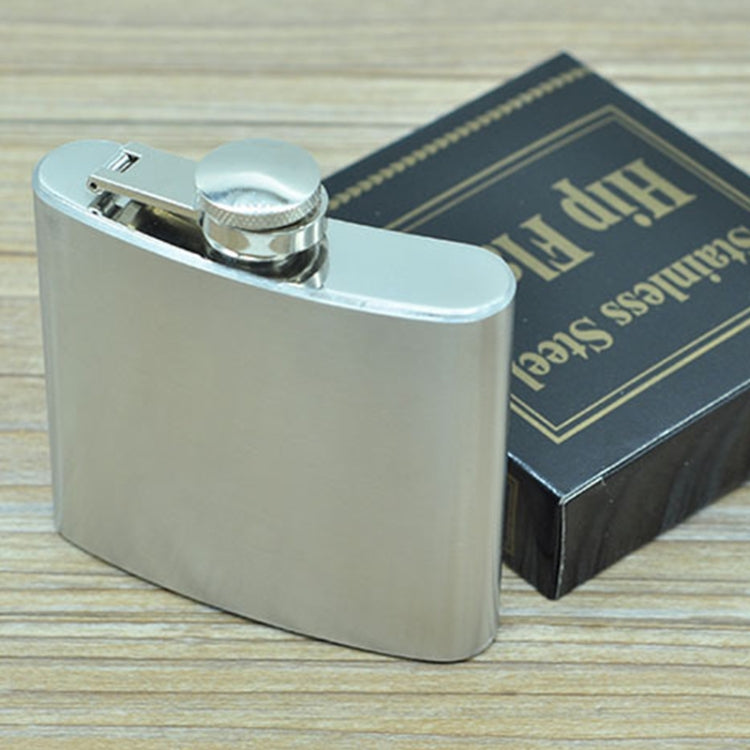 140mL（5oz）アウトドアスポーツ用携帯ホームトラベル用野外ステンレス製ポータブルヒップフラスク（小さなじょうご付き）（シルバー140mL（5oz））、140mL（5oz）
