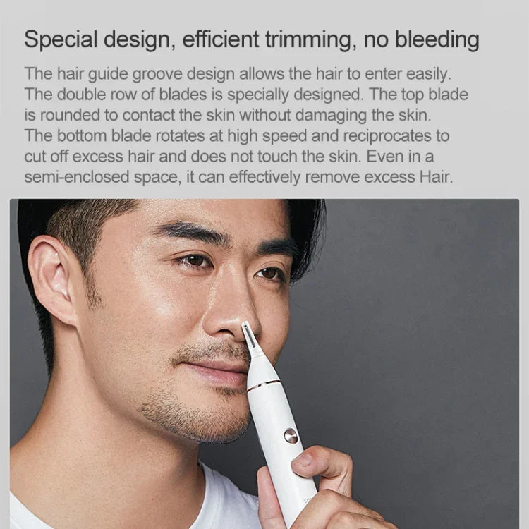 オリジナル Xiaomi SOOCAS N1 ポータブル防水電動鼻毛トリマー
