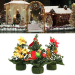 ミニクリスマスツリー クリスマス装飾、サイズ：20×18cm、20cm