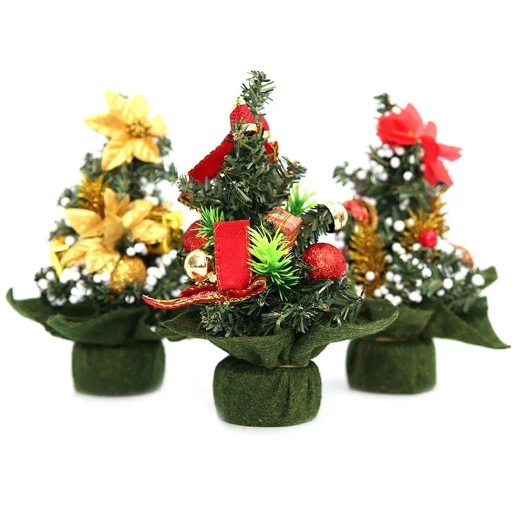 ミニクリスマスツリー クリスマス装飾、サイズ：20×18cm、20cm