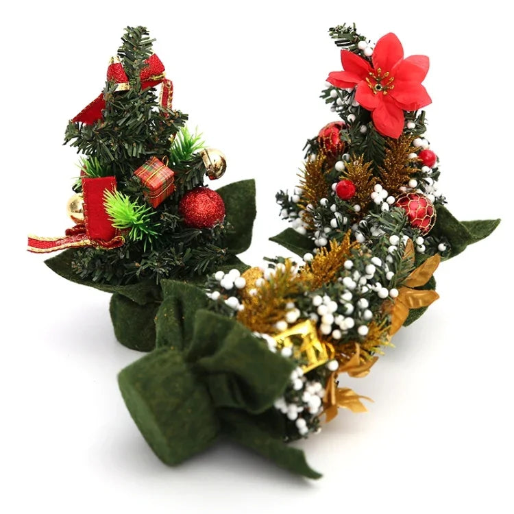 ミニクリスマスツリー クリスマス装飾、サイズ：20×18cm、20cm