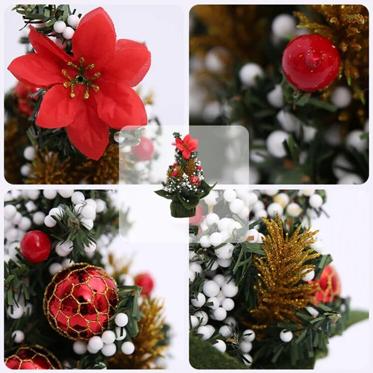 ミニクリスマスツリー クリスマス装飾、サイズ：20×18cm、20cm