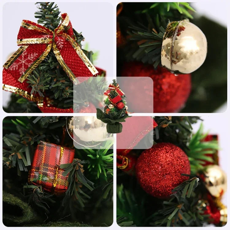 ミニクリスマスツリー クリスマス装飾、サイズ：20×18cm、20cm
