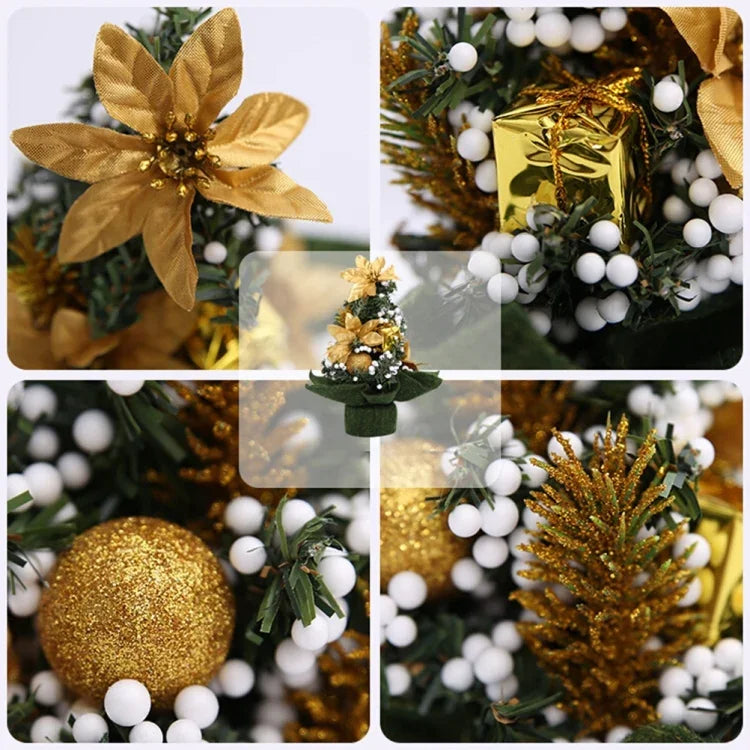 ミニクリスマスツリー クリスマス装飾、サイズ：20×18cm、20cm