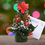 ミニクリスマスツリー クリスマス装飾、サイズ：20×18cm、20cm