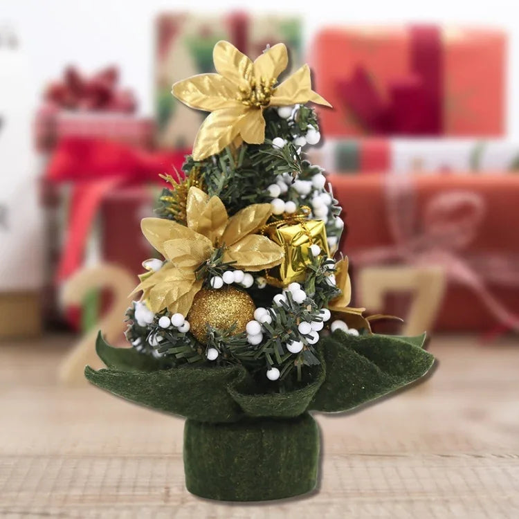 ミニクリスマスツリー クリスマス装飾、サイズ：20×18cm、20cm