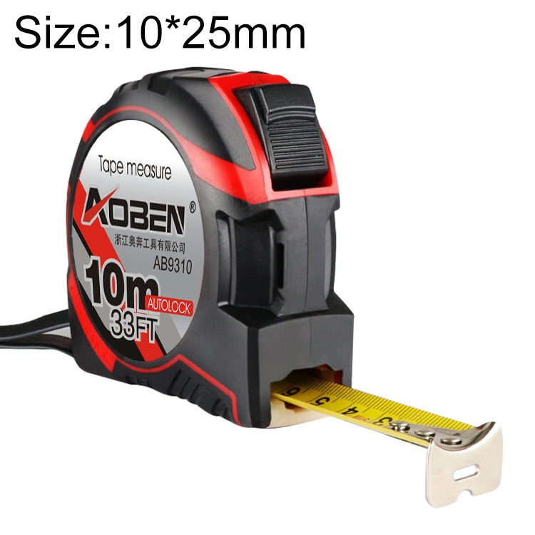 Aoben 伸縮定規 メジャーテープ 携帯用プル定規 ミニテープメジャー、長さ: 10m 幅: 25mm