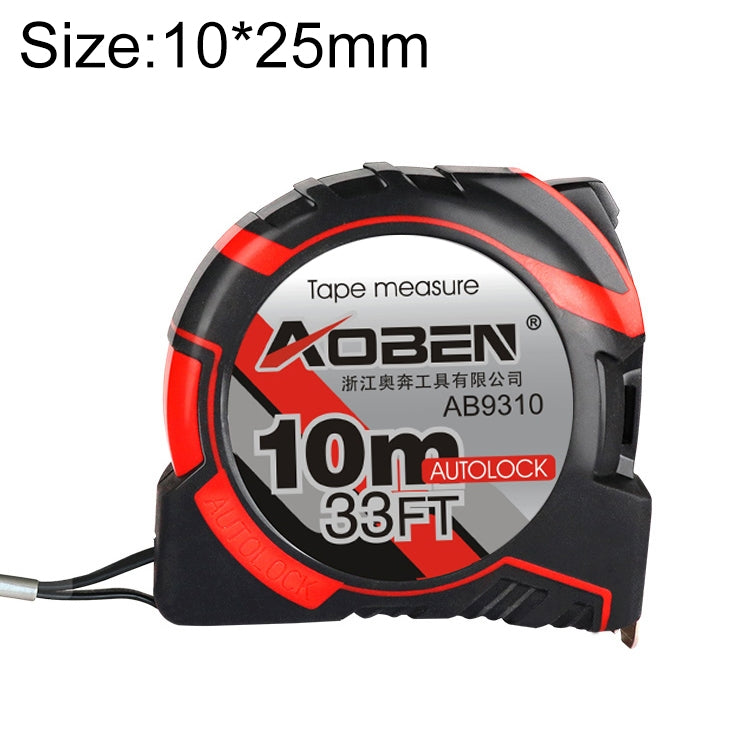 Aoben 伸縮定規 メジャーテープ 携帯用プル定規 ミニテープメジャー、長さ: 10m 幅: 25mm