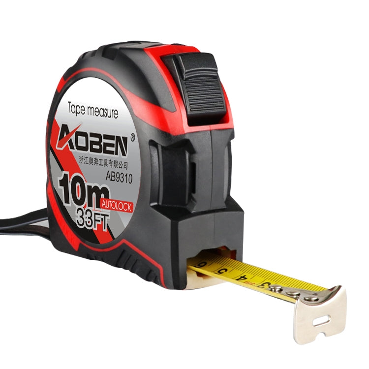 Aoben 伸縮定規 メジャーテープ 携帯用プル定規 ミニテープメジャー、長さ: 10m 幅: 25mm