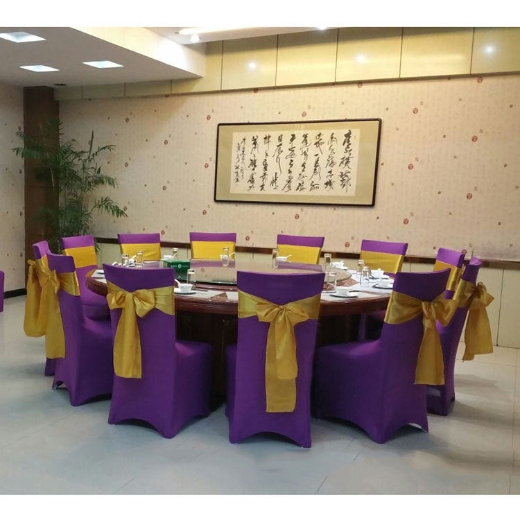伸縮性チェアカバー 結婚式 宴会 レストラン用チェアカバー
