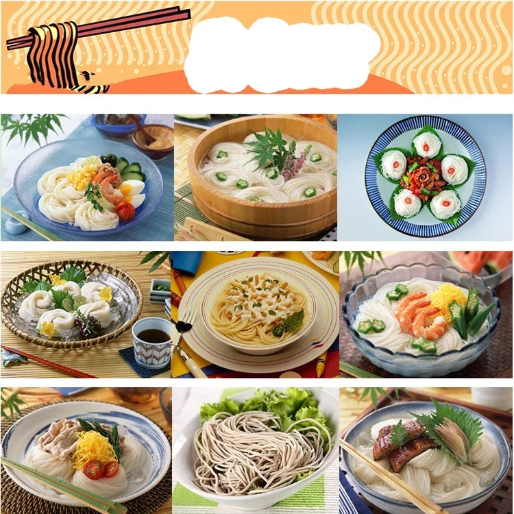 家庭用ステンレス製手動パスタマシン 手圧式麺機 5種類の型付き、圧力麺メーカー