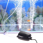 RS-290 220V 3W シングルアウトレット調節可能流量静音水槽エアポンプ 魚タンク酸素エアポンプ、3W