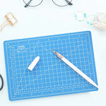 Junesix A5カッティングマットセット カッティングマット＆定規＆彫刻ナイフ Junesix A5（ミントグリーン）、Junesix A5（ピンク）、Junesix A5（ブルー）、Junesix A5（パープル）