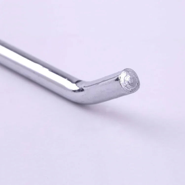 10個セット 3.5mm スーパーマーケット用アイアングリッド棚フック、長さ: 15cm、3.5mm 15cm