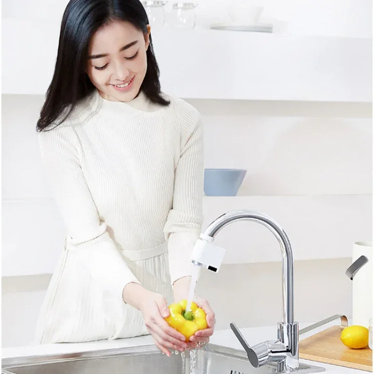 オリジナルXiaomiスマート蛇口 赤外線センサー節水装置 省エネキッチン、Xiaomiスマート蛇口
