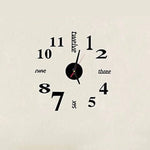 Lovelife WC37130 アクリル英数字DIYステレオ壁掛け時計