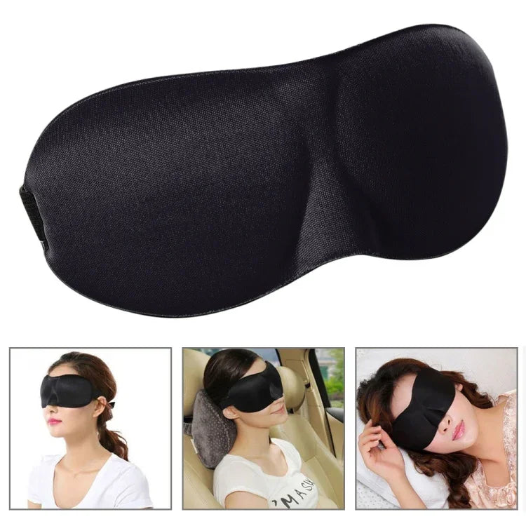 3D Portable Shading Sleep Rest Aid Cover Eye Patch Sleeping Mask Female Cute Eye Mask