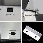 ステンレス製電動トルネードポテトタワークレーン、EUプラグ、電動