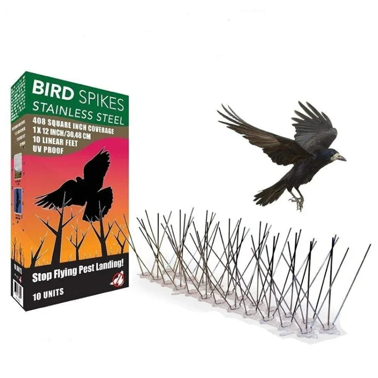 5個セット 鳥よけ 50cm ステンレス製釘 鳥用スパイク SK411