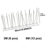 5個セット 鳥よけ 50cm ステンレス製釘 鳥用スパイク SK411