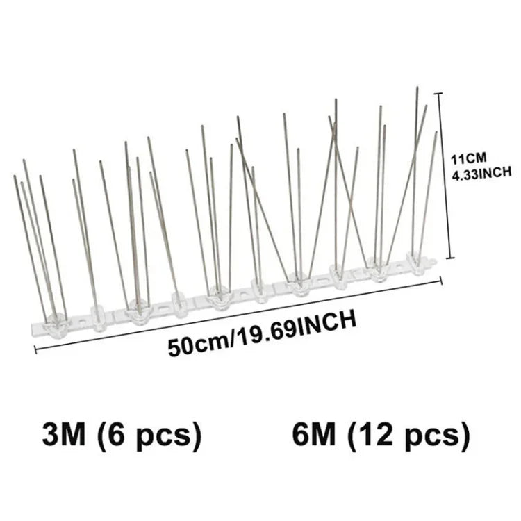 5個セット 鳥よけ 50cm ステンレス製釘 鳥用スパイク SK411