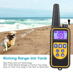 880-2 800ヤード充電式リモートコントロールカラー犬トレーニング装置吠え防止装置、880-2 ブラックブラック、880-2 ブラック＋オレンジ