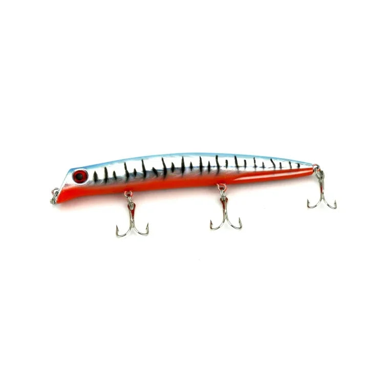 HENGJIA人工釣りルアーポッパー バイオニック釣り餌 フック付き、長さ：12.6 cm、ランダムカラー配送、長さ：12.6 cm
