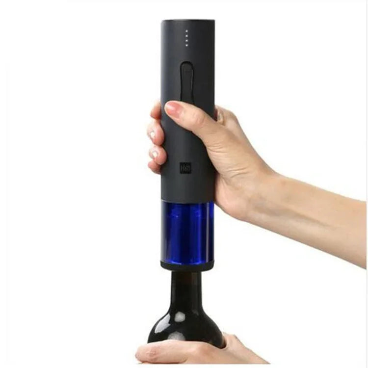 オリジナル Xiaomi Youpin Huohou 自動ワインボトルキット 電動コルクスクリュー フォイルカッター付き、コルクスクリュー