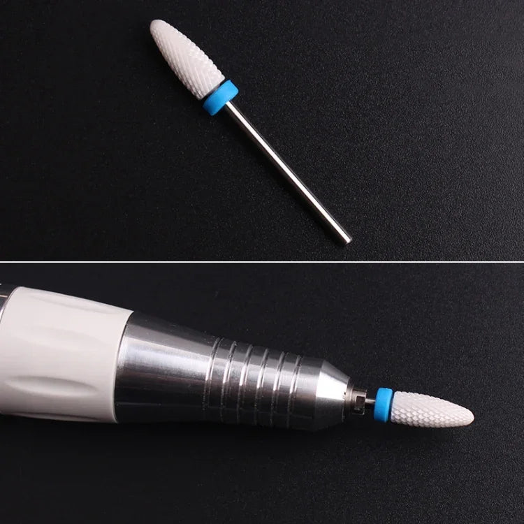 ネイル セラミック 円筒形 たこ形 電動研磨ヘッド、サイズ: 49*6mm、サイズ: 49*6mm