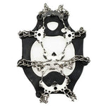 One Pair 19 Teeth Anti-Slip Ice Gripper Hiking Climbing Chain Shoes Covers, Size: M, 19 Teeth Size:M(Black), 19 Teeth Size:M(Orange)