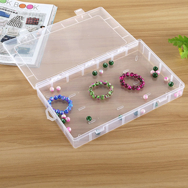プラスチックオーガナイザーコンテナ収納ボックス 28スロット 取り外し可能グリッドコンパートメント ジュエリーイヤリング釣り針小物用