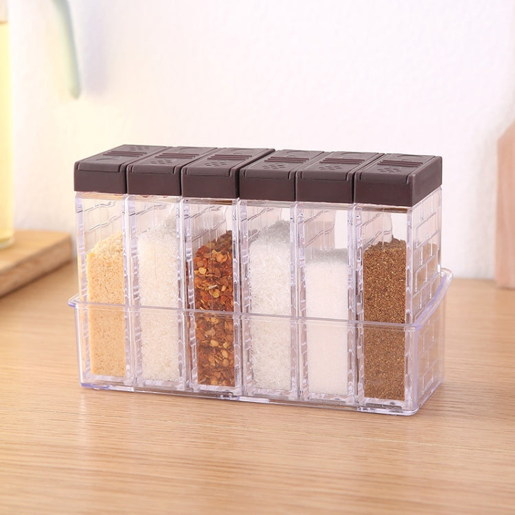 6個セット キッチン両開き調味料瓶 調味料ボトル