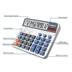 OSALO OS-6815 12 Digits Desktop Calculator Solar Energy Dual Power Calculator, OS-6815