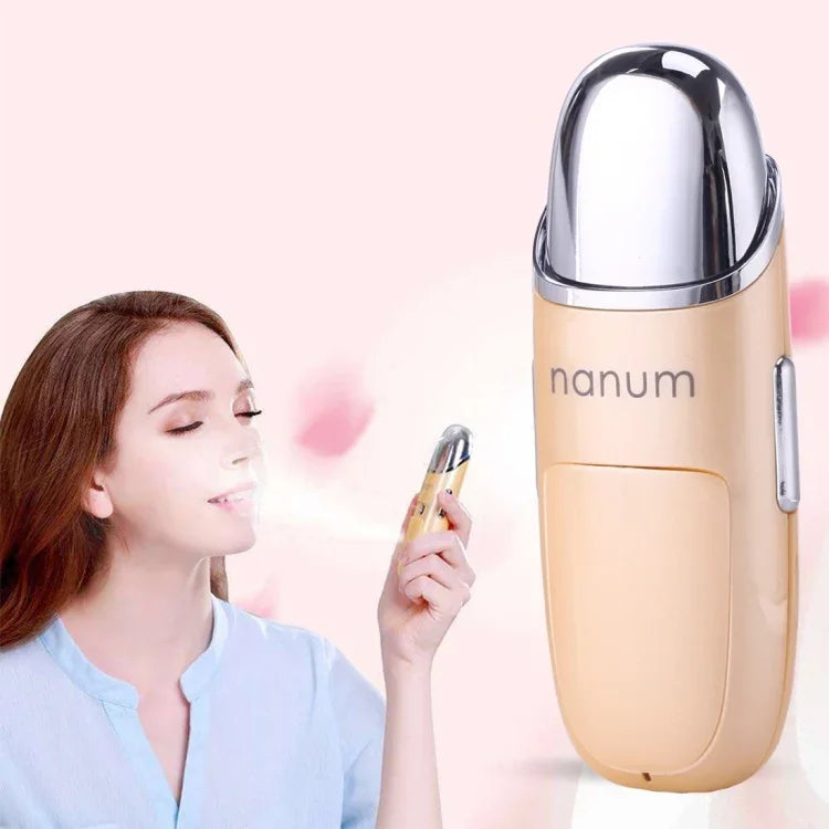 Nanum フェイシャルビューティー 保湿マッサージャー ミニ スキンケア 水噴霧 ミスト加湿器 / 自動アルコールスプレー