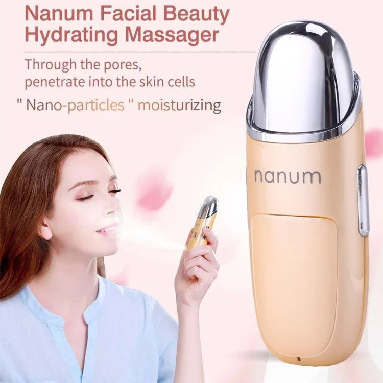 Nanum フェイシャルビューティー 保湿マッサージャー ミニ スキンケア 水噴霧 ミスト加湿器 / 自動アルコールスプレー