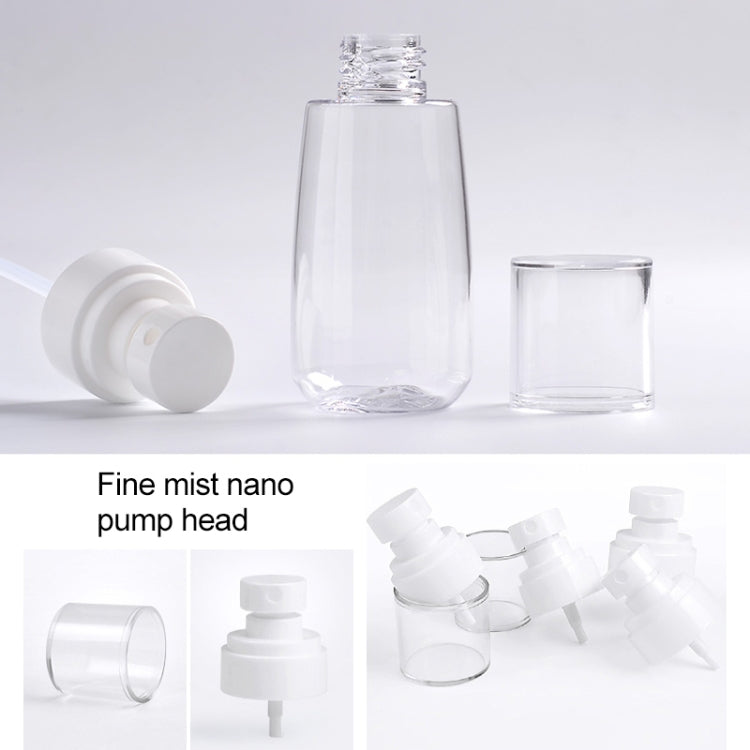 10個セット 携帯用詰め替え可能プラスチック微細ミスト香水スプレーボトル 透明 空スプレーヤーボトル、60ml、60ml