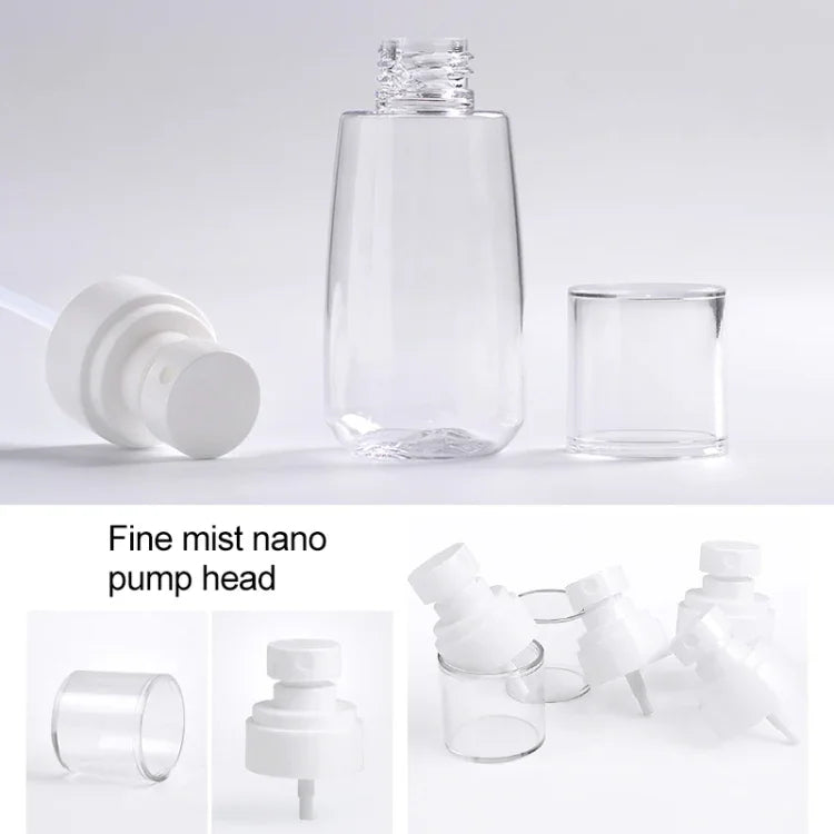 10個セット 携帯用詰め替え可能プラスチック微細ミスト香水スプレーボトル 透明 空スプレーヤーボトル、100ml、100ml
