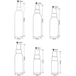 詰め替え可能ガラスファインミストアトマイザー アルミボトル 50ml、50ml