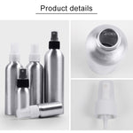 詰め替え可能ガラス微細ミストアトマイザー アルミボトル、100ml、100ml